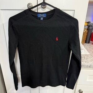Polo by Ralph Lauren Black Shirt with Red Logo